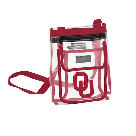 LOGO BRANDS Oklahoma Gameday Clear Crossbody 192-66P-1